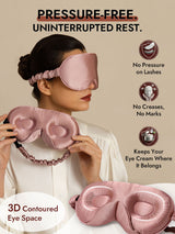 [Pale Mauve] SilkSilky-UK 22Momme Sleep Mask 003