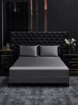 [Dark Gray] SilkSilky-UK 19Momme Bed Linen Set 002