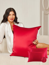 [Wine] SilkSilky-UK 22Momme Pure Silk Pillowcase 006