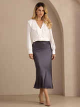 [Dark Gray] SilkSilky-UK Skirt 002