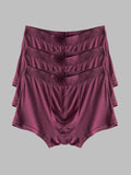 SilkSilky UK Silk Knitted Mens Underwear Wine 006