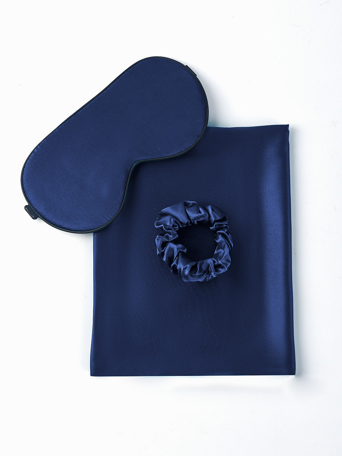 SilkSilky UK 19Momme Pure Silk Pillowcase Set DarkBlue 001