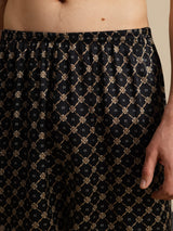 [Black Chain] SilkSilky-UK Men's Sleep Shorts 004