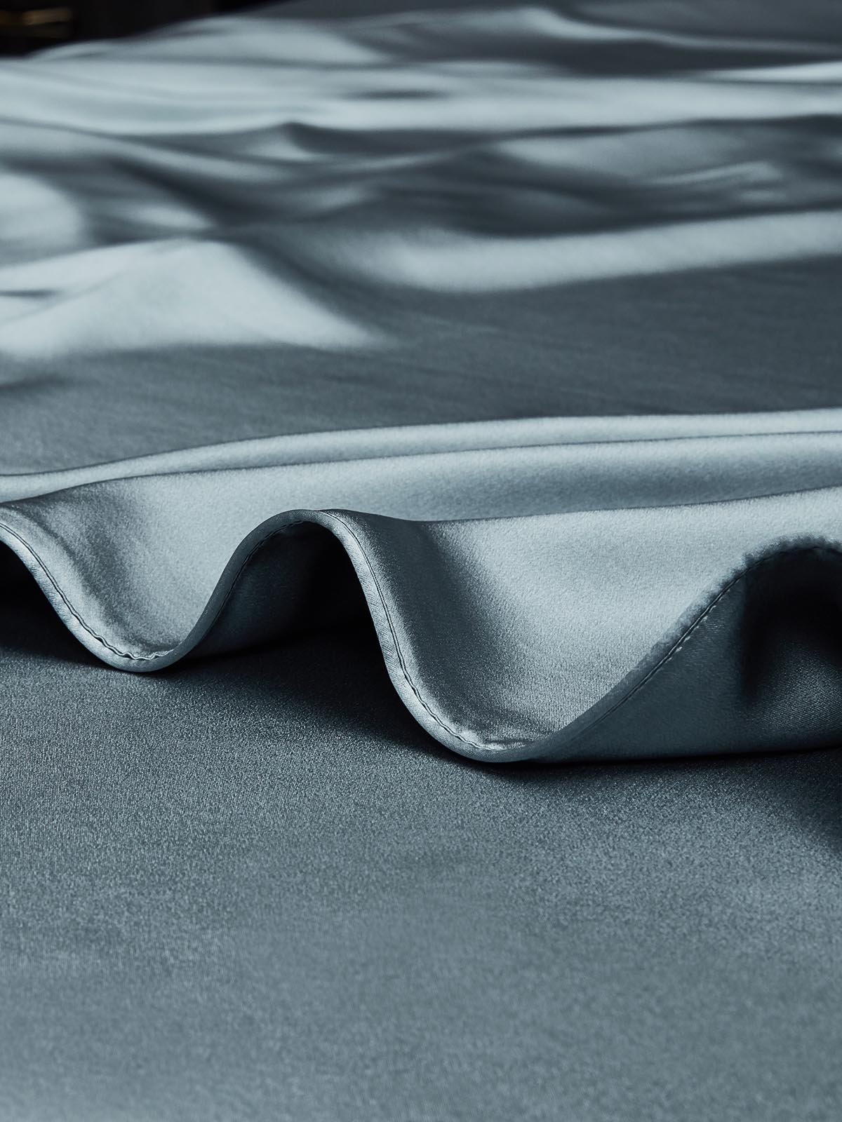 [Grayish Blue] SilkSilky-UK 22Momme Pure Silk Duvet Cover 003