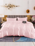 SilkSilky-UK 19Momme Pure Silk Duvet Cover Pink 007