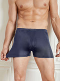 SilkSilky UK Silk Knitted Mens Underwear DarkBlue 004