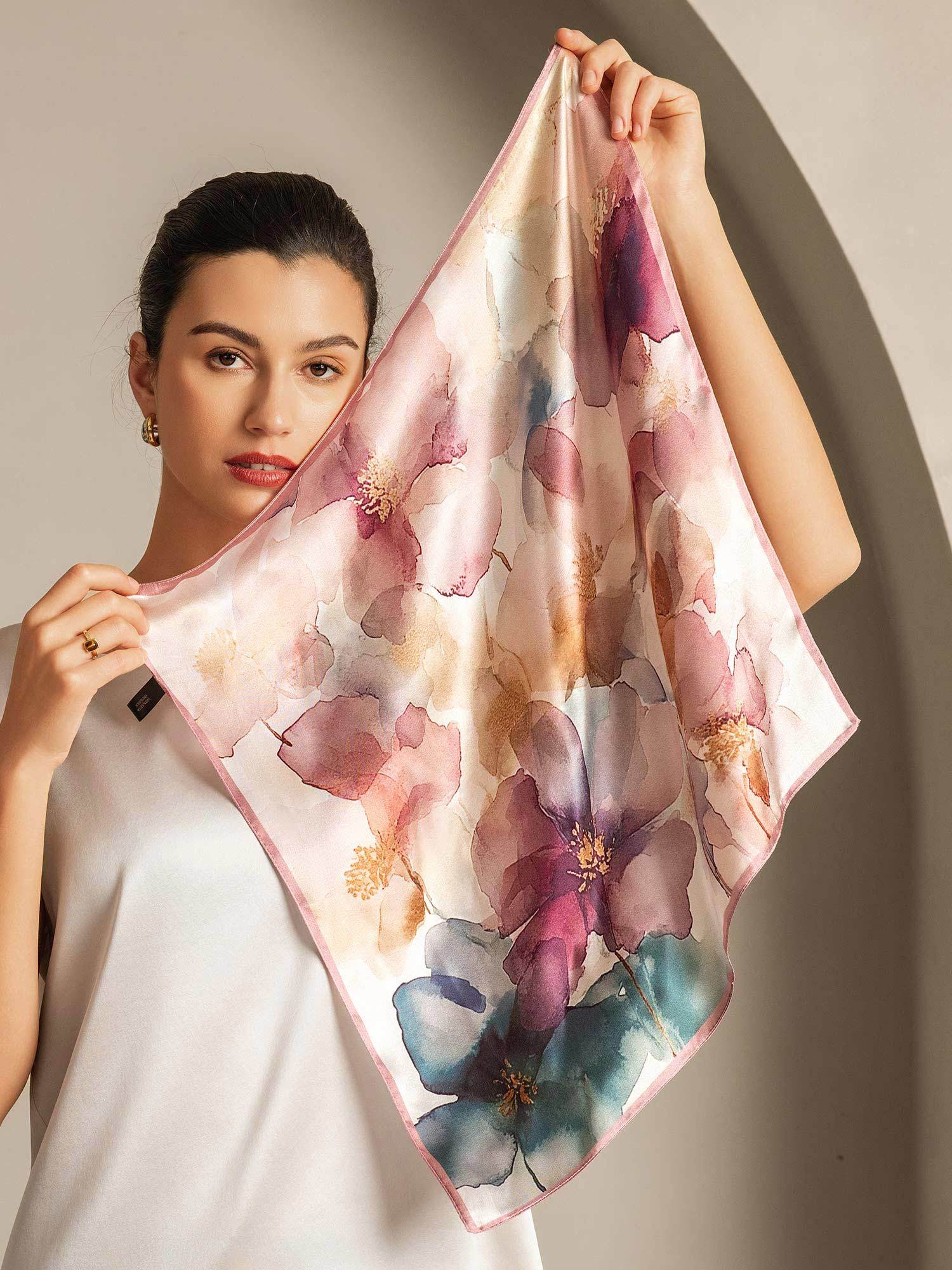 [P102] SilkSilky-UK Pure Silk Scarf 003,