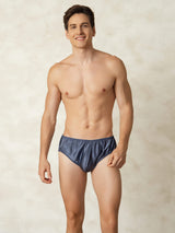 [GrayishBlue] SilkSilky-UK Pure Silk Mens Underwear 004
