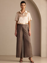[Coffee] SilkSilky-UK Womens Pants 005