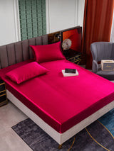 [Wine] SilkSilky-UK 25Momme Bed Linen Set 001