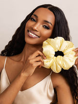 [Yellow] SilkSilky-UK Scrunchie 004