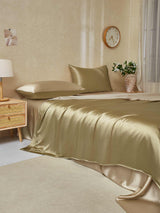 [Beige+Khaki] SilkSilky-UK 22Momme Bed Linen Set 003