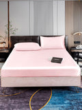 SilkSilky UK 22Momme Pure Silk Bedding Set Pink 001