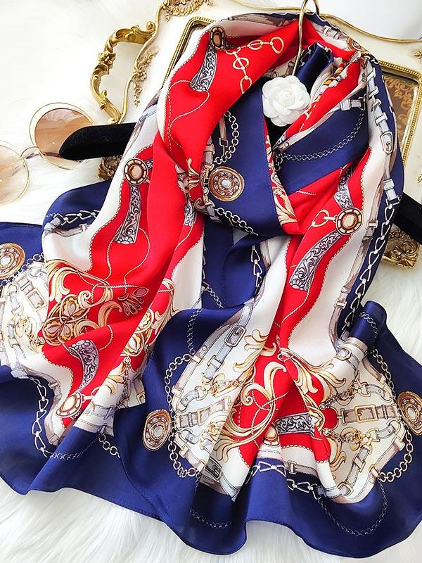 [P083] SilkSilky-UK Pure Silk Scarf 001,