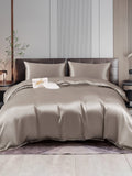 SilkSilky UK 22Momme Pure Silk Bedding Set Gray 001