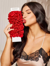 [Red] SilkSilky-UK Scrunchie 002
