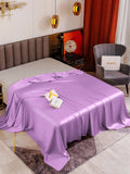 SilkSilky-UK 19Momme Pure Silk Sheet Lavender 001