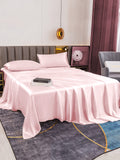 SilkSilky UK 19Momme Pure Silk Bedding Set Pink 003