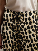 [Leopard] SilkSilky-UK 19Momme Silk Womens Pants 007,