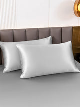 [Silver] SilkSilky-UK 22Momme Pure Silk Pillowcase 001