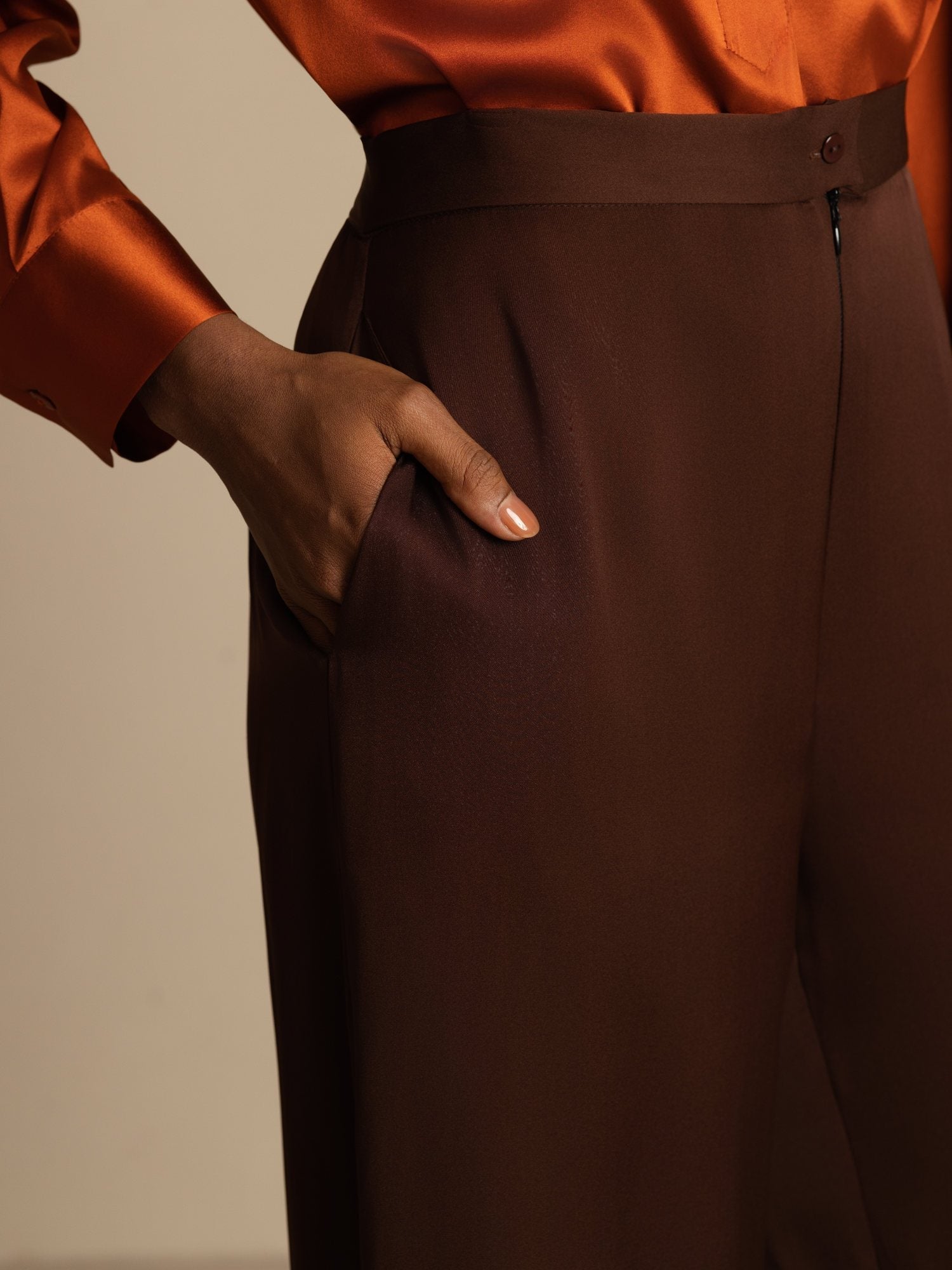 [BitterChocolate] SilkSilky-UK 19Momme Silk Womens Pants 005