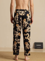 [Black Dragon] SilkSilky-UK Men's Sleep Shorts 004