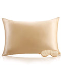 SilkSilky UK 22Momme Pure Silk Pillowcase Set Champagne 001