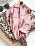 SilkSilky UK Pure Silk Scarf Leopard 002