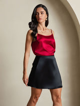 [Wine] SilkSilky-UK Spaghetti Strap Camisole 006