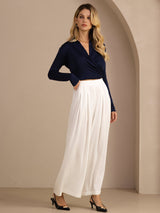 [White] SilkSilky-UK Womens Pants 006