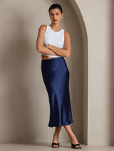 [Dark Blue] SilkSilky-UK Skirt 001