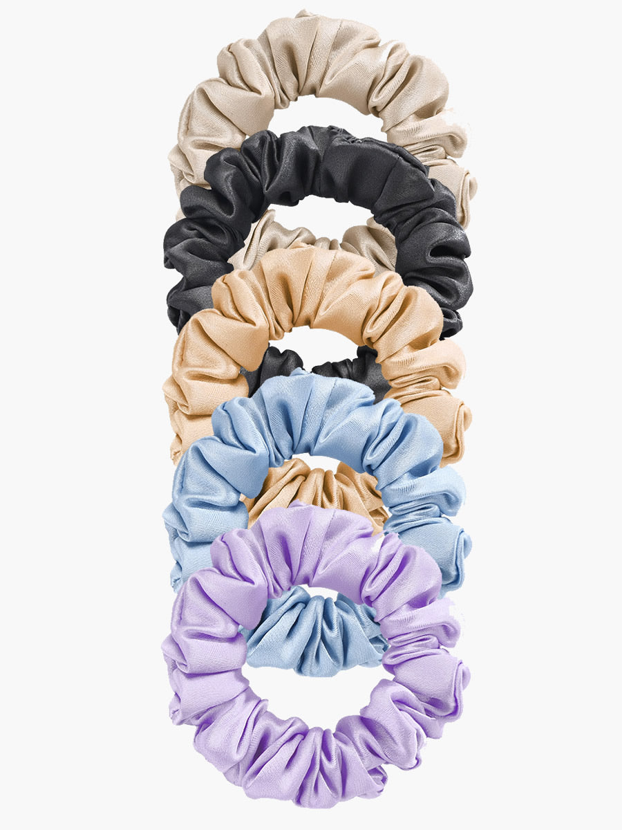 SilkSilky-UK 19Momme Pure Silk Scrunchie Group 005