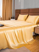 [Champagne] SilkSilky-UK 22Momme Pure Silk Bedding Set 003,