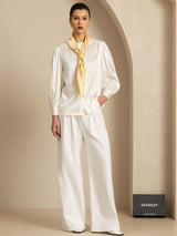 [Champagne] SilkSilky-UK Scarf 004