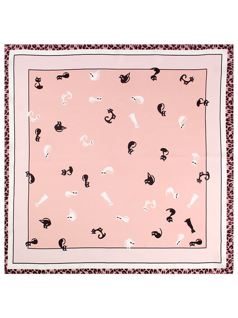 SilkSilky UK Pure Silk Scarf Pink 002