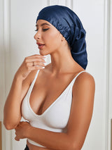 [Dark Blue] SilkSilky-UK Sleep Cap 002