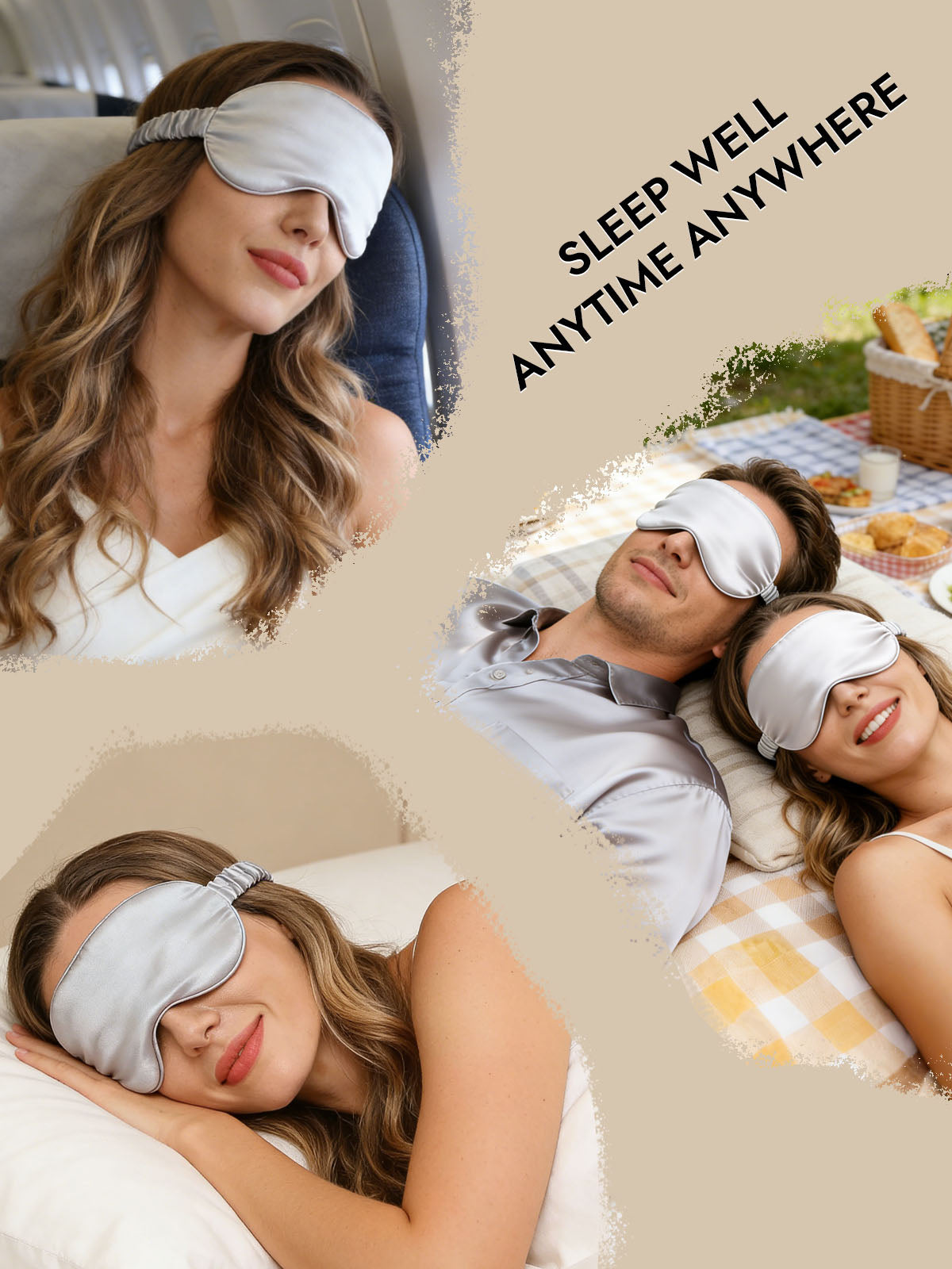 [Silver] SilkSilky-UK Sleep Mask 007