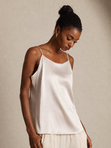 [Beige] SilkSilky-UK Spaghetti Strap Camisole 004