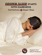 [Dark Gray] SilkSilky-UK 22Momme Sleep Mask 005