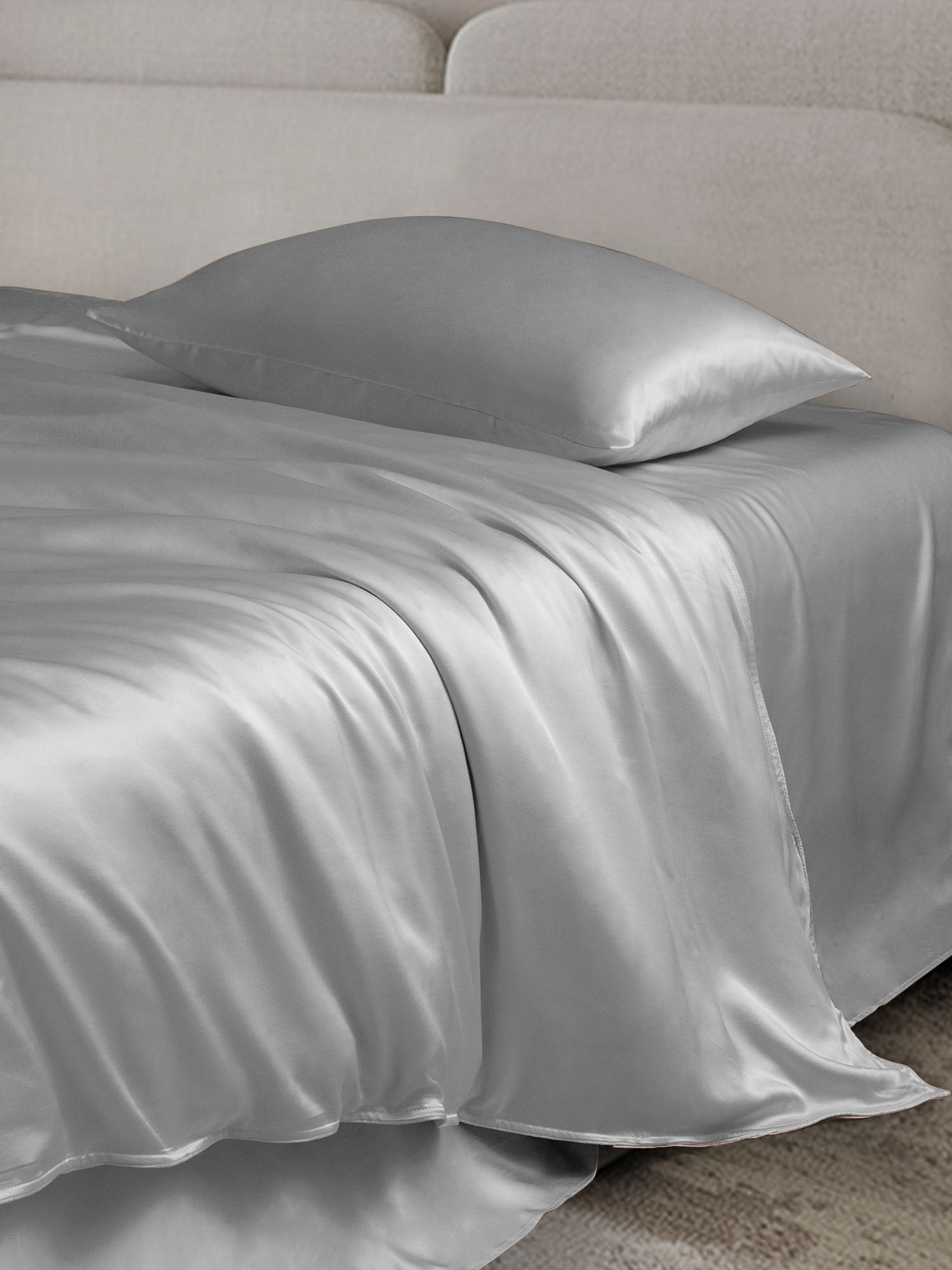 [Silver] SilkSilky-UK 19Momme Bed Linen Set 003
