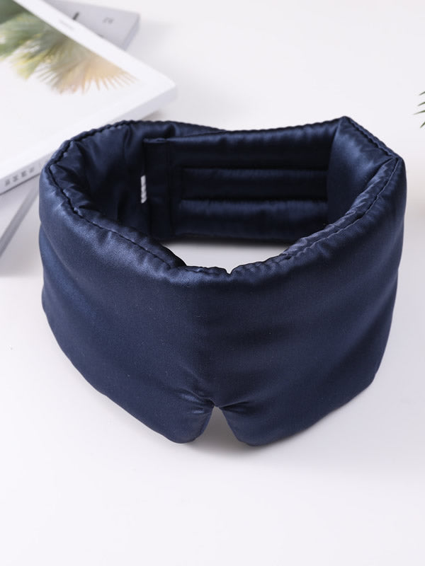 [Dark Blue] SilkSilky-UK 19Momme Pure Silk Eye Mask 004
