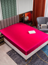 [Wine] SilkSilky-UK 25Momme Sheet 001