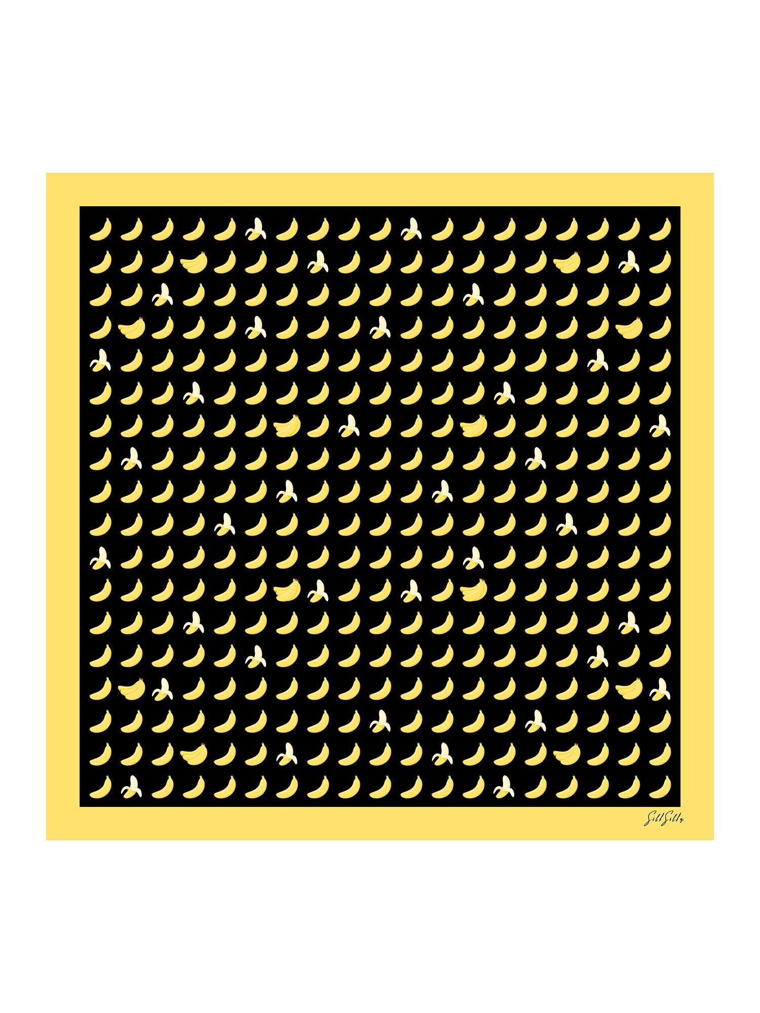 [Black Banana] SilkSilky-UK Scarf 001
