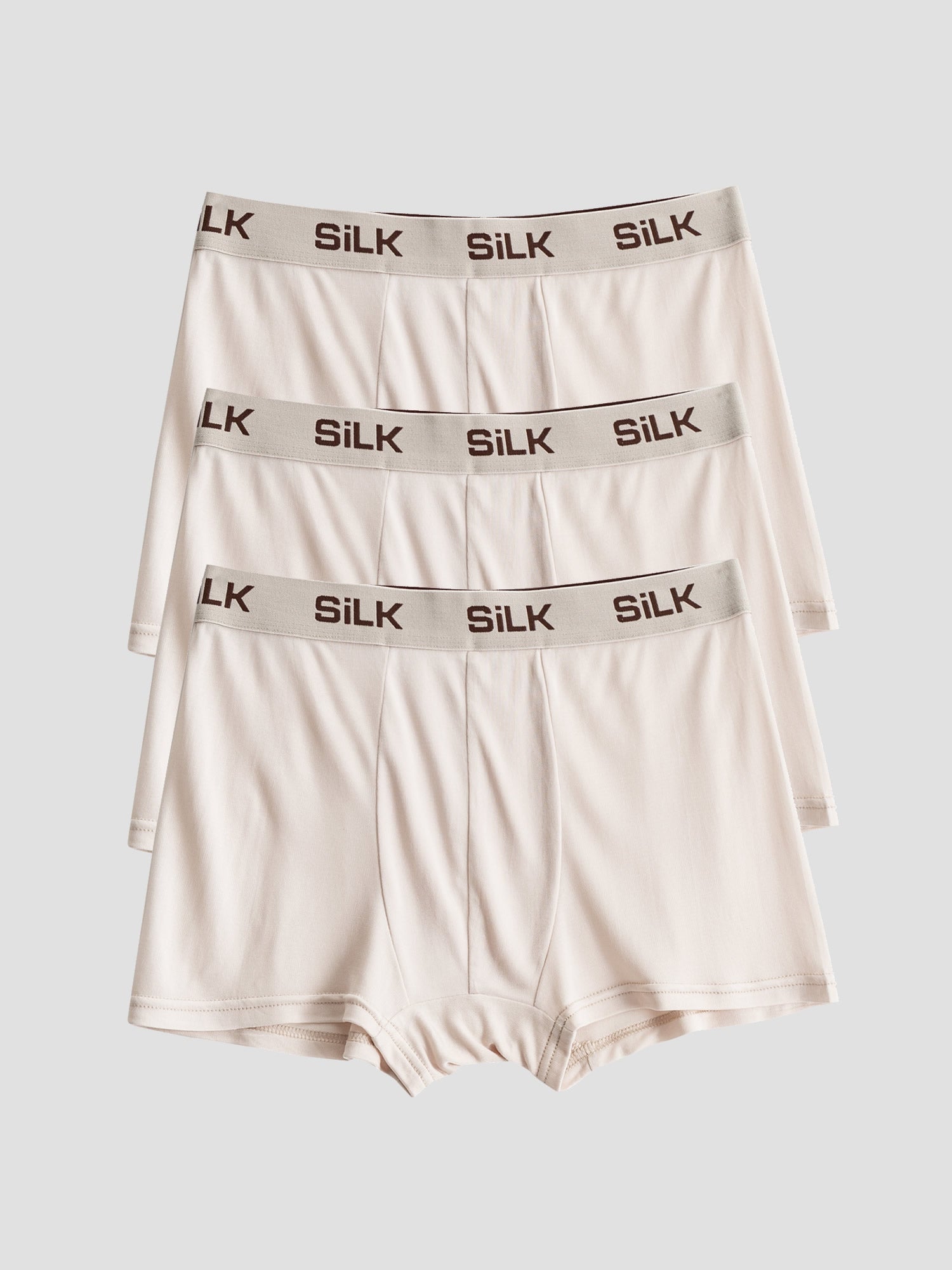 [Beige] SilkSilky-UK Pure Silk Mens Underwear 002