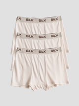 [Beige] SilkSilky-UK 100% Silk Jersey Men's Underwear 002