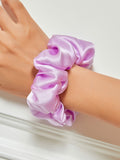 SilkSilky-UK 19Momme Pure Silk Scrunchie Lavender 001