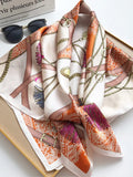 SilkSilky UK Pure Silk Scarf Orange 003