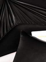 [Black] SilkSilky-UK 25Momme Bed Linen Set 003