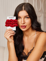[Red] SilkSilky-UK Scrunchie 001
