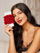 [Red] SilkSilky-UK Scrunchie 002